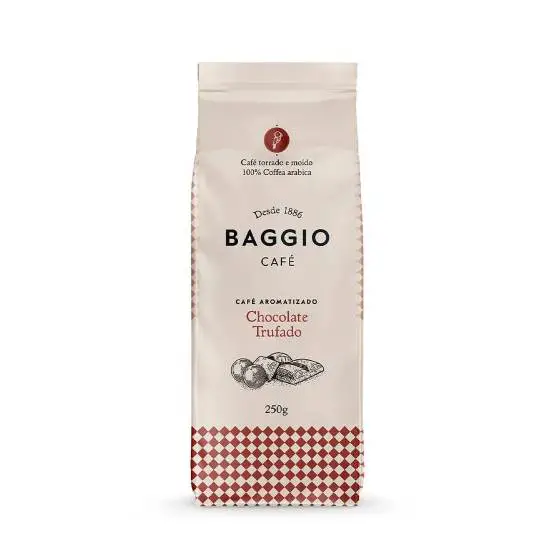 Café- torrado- e- moído -Aroma- de -chocolate- trufado Baggio