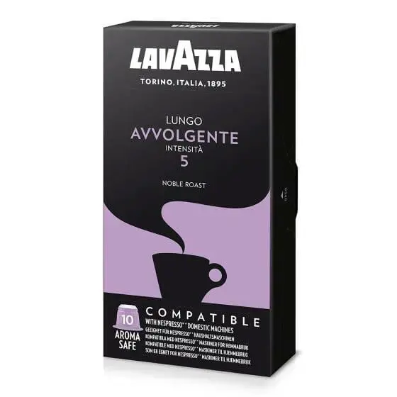 Lavazza- Lungo- Avvolgente-capsula-compativel-nespresso