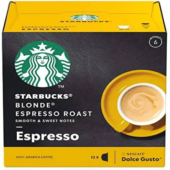 Starbucks -Blonde- Espresso- Roast- by- Nescafé -Dolce- Gusto