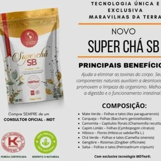 Qual -a -composição- e- os-ingredientes -do -Super -Chá -SB- Maravilhas- da- Terra