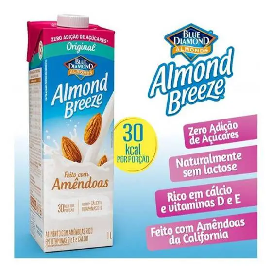 Diabético -pode- tomar- leite -de- amêndoas- Almond- Breeze