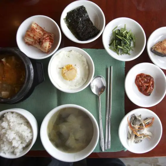 Café -da -Manhã Coreano -Tradicional -da -Coréia- do- Sul